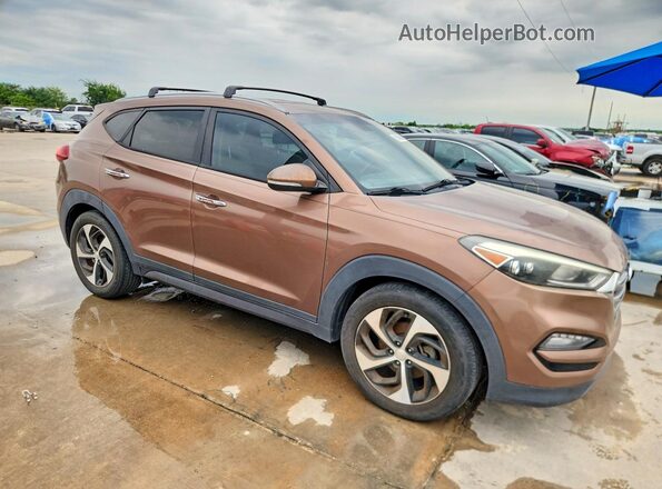 KM8J33A29GU175164 2016 HYUNDAI TUCSON Brown Вид спереду