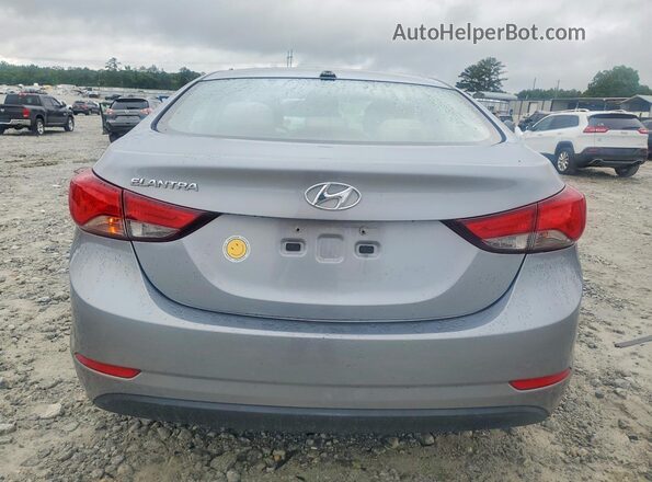 5NPDH4AE0GH686355 2016 HYUNDAI ELANTRA Gray 