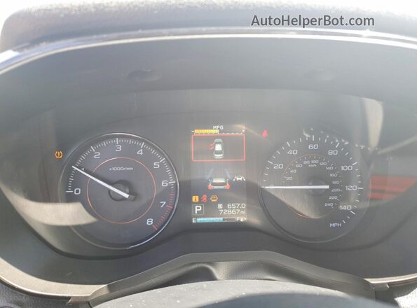 JF2GTABC8K8301351 2019 SUBARU CROSSTREK Серебряный Вид задних сидений