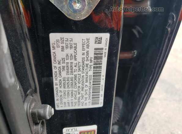 2HKRW1H52LH415033 2020 HONDA CR-V Black 