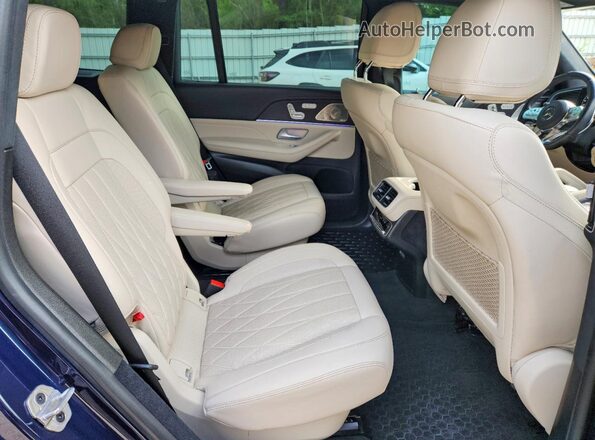 4JGFF8KEXMA561740 2021 MERCEDES-BENZ GLS Blue Rear interior view