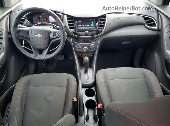 3GNCJKSB0HL234777 2017 CHEVROLET TRAX Burgundy Widok zestawu wskaźników