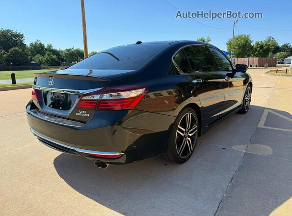 1HGCR3F95GA030921 2016 HONDA ACCORD Black 