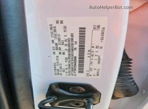 1FTEW1E56KKE92040 2019 FORD F150 White 