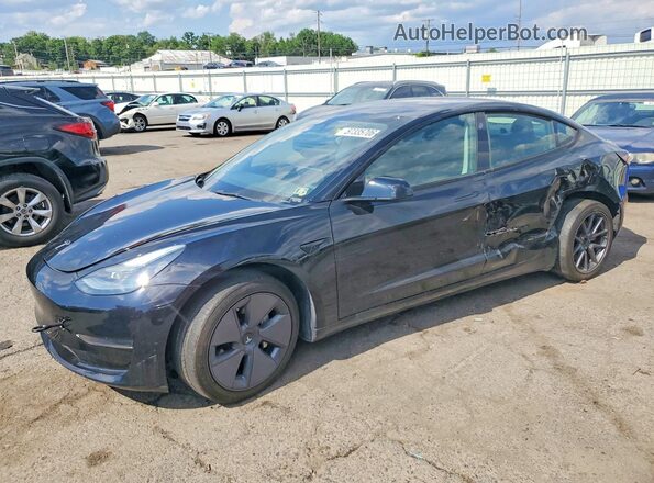 5YJ3E1EA8PF422776 2023 TESLA MODEL 3 Черный Задняя левая четверть