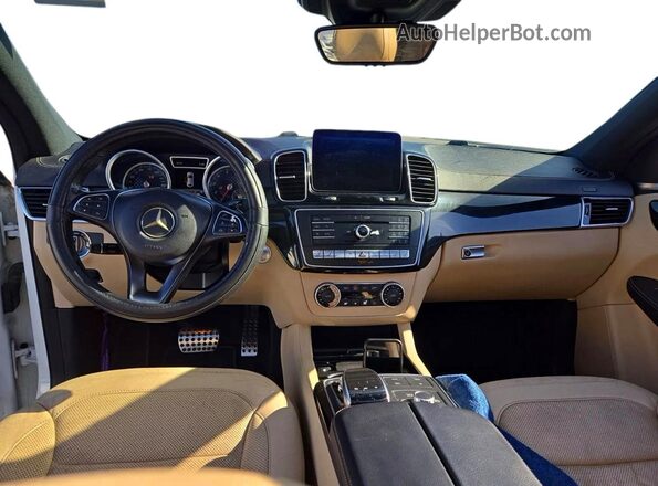 4JGED6EB4HA061585 2017 MERCEDES-BENZ GLE Белый Вид задних сидений