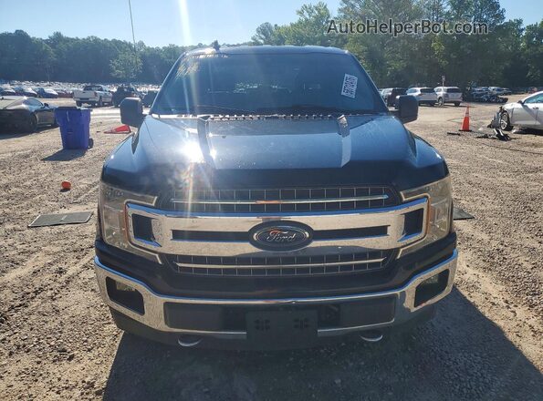 1FTEW1E50KFD22975 2019 FORD F150 Black Rear view