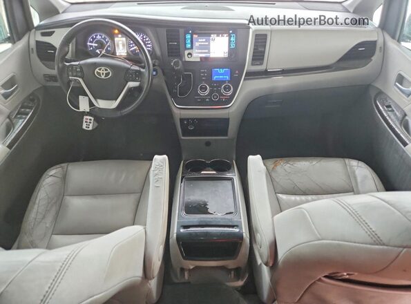 5TDYZ3DC9HS775551 2017 TOYOTA SIENNA Gray 