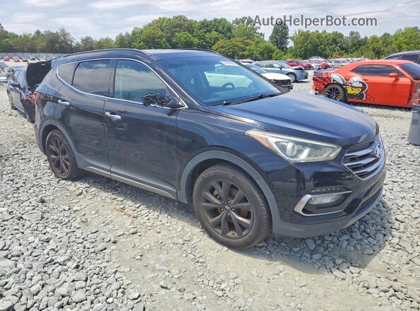 5XYZW4LA6HG464370 2017 HYUNDAI SANTA Black Widok z przodu