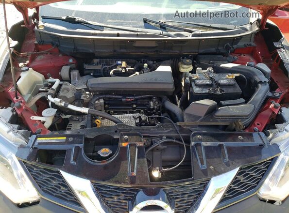 5N1AT2MV2GC845725 2016 NISSAN ROGUE Red 