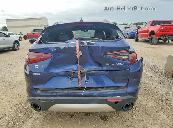 ZASFAKNN4J7B78596 2018 ALFA ROMEO STELVIO Blue Vista interior delantera