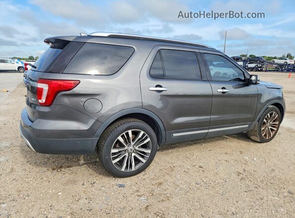 1FM5K8HT6GGB92485 2016 FORD EXPLORER Gray 