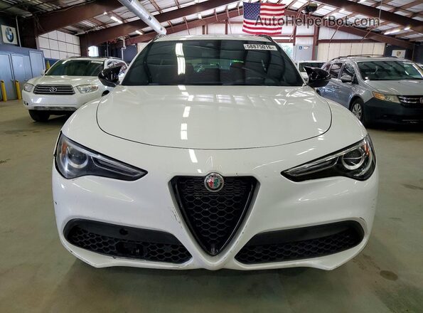 ZASPAJAN1N7D47094 2022 ALFA ROMEO STELVIO White Widok z tyłu