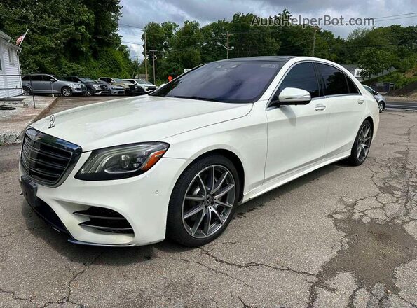 WDDUG6GB8JA367334 2018 MERCEDES-BENZ S White 