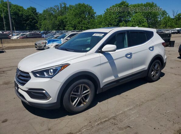 5XYZTDLB3HG382422 2017 HYUNDAI SANTA FE White Tył lewy
