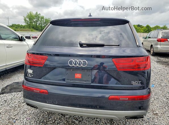 WA1LAAF72HD026991 2017 AUDI Q7 Blue Front interior view