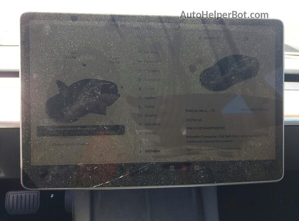 5YJ3E1EA0PF625161 2023 TESLA MODEL Gray 