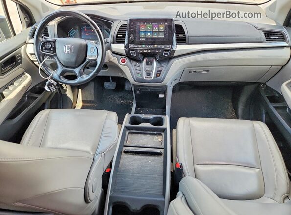 5FNRL6H88JB070408 2018 HONDA ODYSSEY Gray ხელსაწყოთა პანელის ხედი