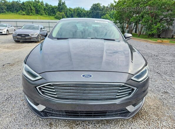 3FA6P0HD6JR231232 2018 FORD FUSION Black Հետևի տեսք