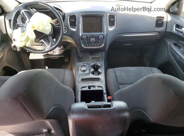 1C4RDJAG2HC924060 2017 DODGE DURANGO Black Instrument cluster view