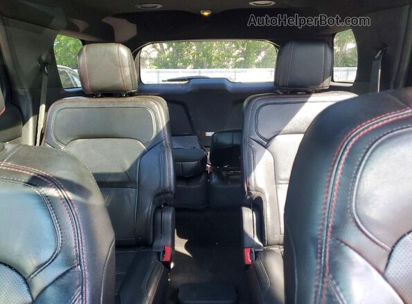 1FM5K8GT9HGB03222 2017 FORD EXPLORER Черный Вид задней части салона