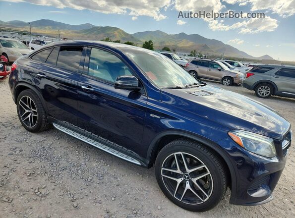 4JGED6EB0KA134832 2019 MERCEDES-BENZ GLE Blue Вид спереду