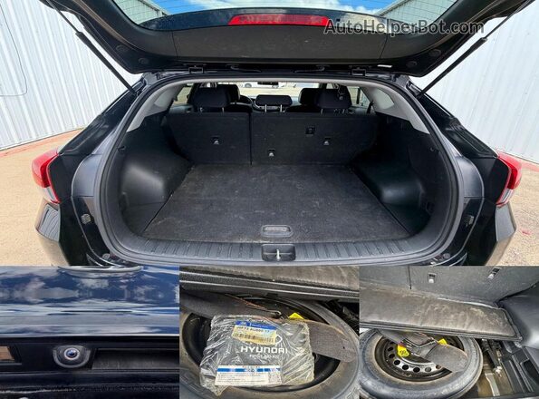 KM8J23A47JU700492 2018 HYUNDAI TUCSON Черный Панорамный вид салона 360°