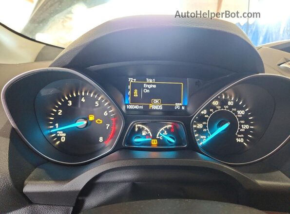1FMCU0GD3HUC74383 2017 FORD ESCAPE Черный Вид задних сидений