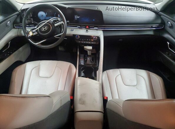 KMHLP4DG1RU834187 2024 HYUNDAI ELANTRA White Вид щитка приладів