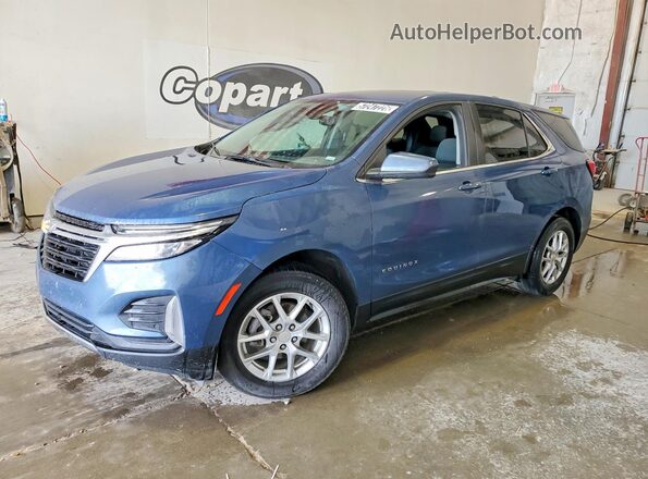 3GNAXUEG3RL320501 2024 CHEVROLET EQUINOX Blue Trasero izquierdo