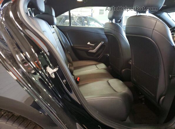 WDD3G4FB5KW020842 2019 MERCEDES-BENZ A-CLASS Black Vista interior trasera