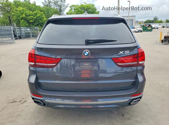 5UXKT0C36H0V97929 2017 BMW X5 Gray Вид салону спереду