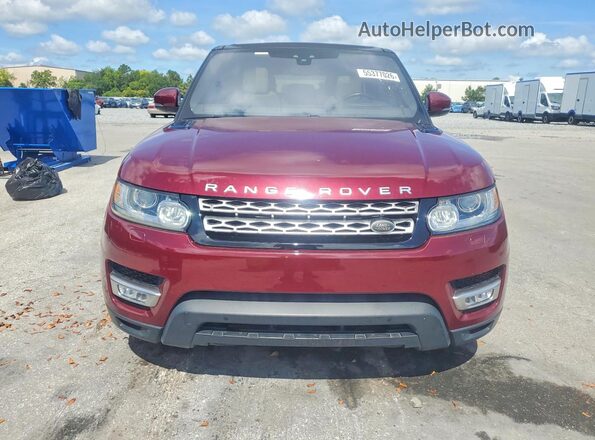 SALWR2FK5HA152956 2017 LAND ROVER RANGE ROVER Red Widok z tyłu