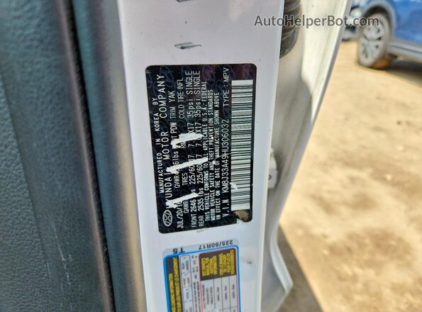 KM8J33A49HU306032 2017 HYUNDAI TUCSON White 