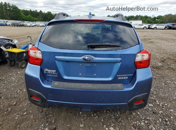 JF2GPAKC9HH233574 2017 SUBARU CROSSTREK Синий Вид салона спереди