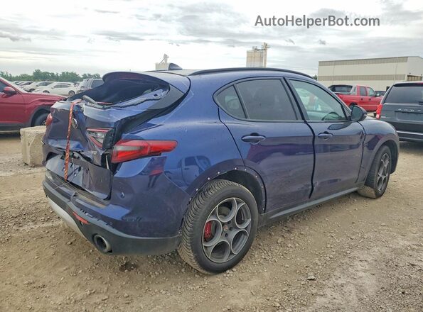 ZASFAKNN4J7B78596 2018 ALFA ROMEO STELVIO Blue Delantero derecho