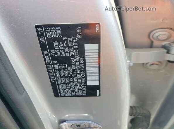 YV4A22PK0J1340453 2018 VOLVO XC90 Silver სალონის 360-გრადუსიანი ხედი