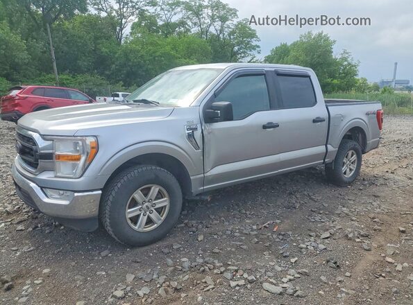 1FTEW1EP7MKE21028 2021 FORD F150 Silver 