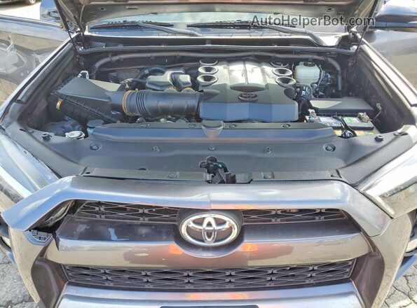 JTEBU5JR7K5709422 2019 TOYOTA 4RUNNER Серый Вид наклейки с VIN-кодом