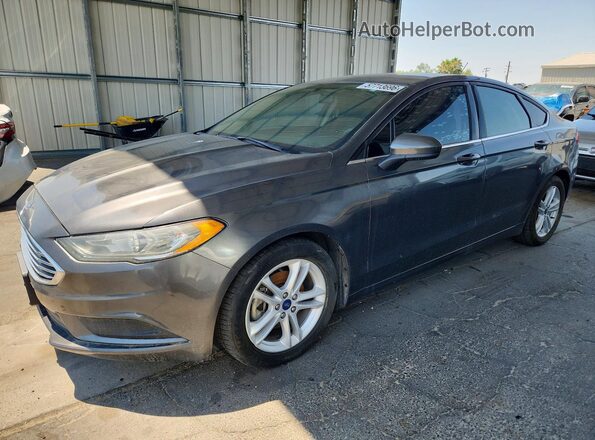 3FA6P0HD8JR137045 2018 FORD FUSION Gray უკანა მარცხენა