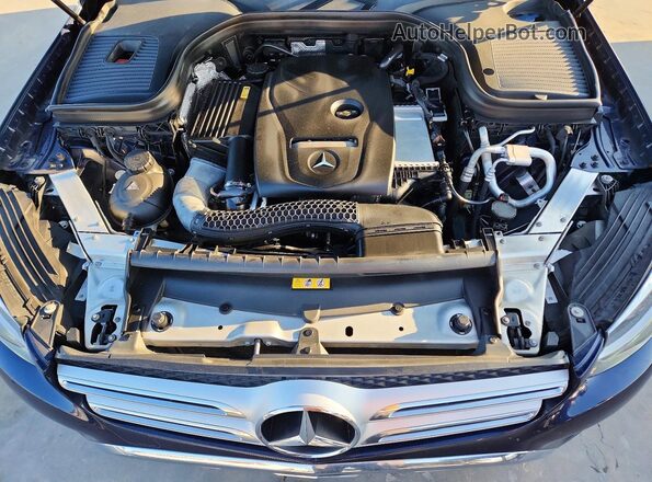 WDC0G4KB8HF142259 2017 MERCEDES-BENZ GLC-CLASS Blue Widok naklejki z numerem VIN