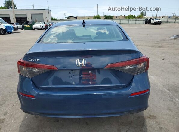 2HGFE2F26SH574120 2025 HONDA CIVIC Blue Вид салону спереду