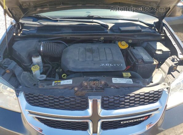 2C4RDGCGXGR380655 2016 DODGE CARAVAN Gray Widok naklejki z numerem VIN