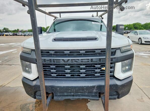 1GC2WLE75MF113640 2021 CHEVROLET SILVERADO White Rear view