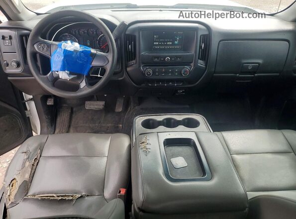 1GC2CUEG4GZ389504 2016 CHEVROLET SILVERADO White Vista del cuadro de instrumentos