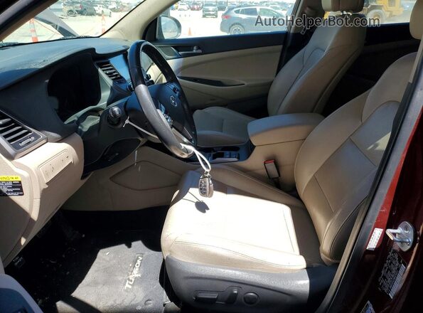 KM8J3CA23HU475221 2017 HYUNDAI TUCSON Maroon 