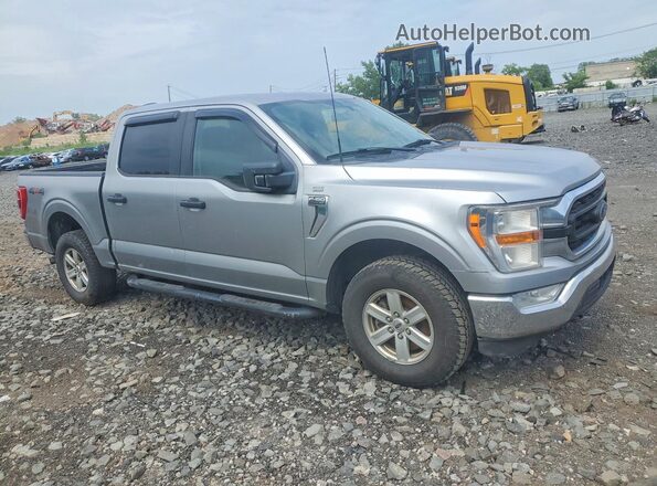 1FTEW1EP7MKE21028 2021 FORD F150 Silver 