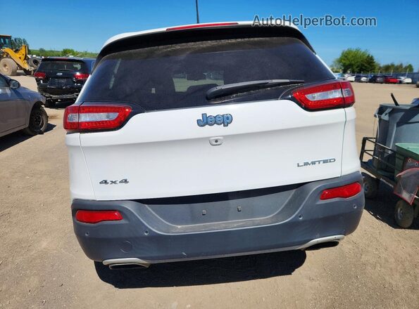 1C4PJMDS5HW598609 2017 JEEP CHEROKEE Белый Вид салона спереди