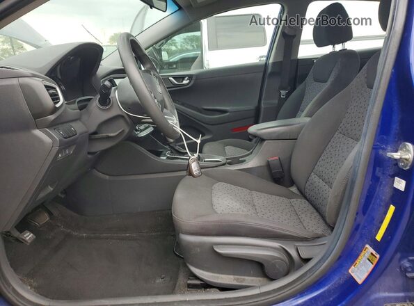 KMHC65LC1KU129290 2019 HYUNDAI IONIQ Blue Առջևի վահանակի տեսք