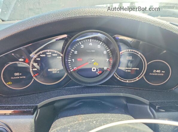 WP1AA2AY8LDA09963 2020 PORSCHE CAYENNE Черный Вид задних сидений